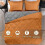 King Comforter Set Burnt Orange Grey 3-Piece 4