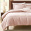 King Comforter Set Blush Pink 3-Piece Box-Stitched 6