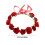 Couronne de roses artificielle avec feuilles 3