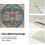 Μαξιλαροθήκες Boho 16x16, Σετ 2 τεμαχίων, Έθνικ σχέδιο από λινό, Μπλε κόκκινο μοτίβο 5