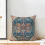 Μαξιλαροθήκες Boho 16x16, Σετ 2 τεμαχίων, Έθνικ σχέδιο από λινό, Μπλε κόκκινο μοτίβο 3