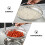 Rice Steamer Mesh Food Steaming Basket Silver 1Pack 5