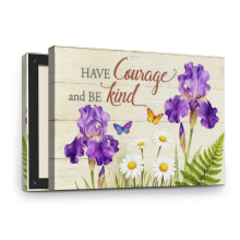 Quadro decorativo em tela com citação inspiradora – Ideal para sala de estar, quarto e escritório.
