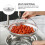 Rice Steamer Mesh Food Steaming Basket Silver 1Pack 7