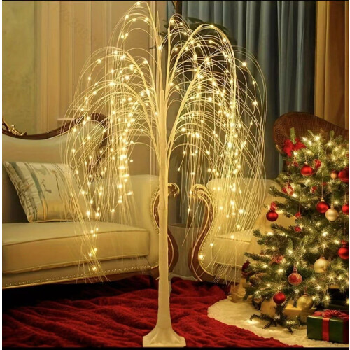 DAMAI LED Willow Tree 3.9 FT 216 Warm White Lights 2