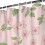 Cortina de chuveiro com estampa floral, 84x72 polegadas, com 12 ganchos. 3
