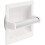 2-pack - Witte toiletpapierhouder met veermechanisme 3
