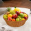 Plastic Imitation Rattan Storage Basket – 30x30x9cm 1