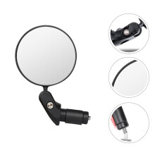 Fahrradspiegel, schwarz, PC-Lenker, reflektierend, verstellbar, 1 Stück