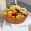 Plastic Imitation Rattan Storage Basket – 30x30x9cm 5