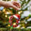 Julebogstavornament Akryl Rød 7,6 cm 2