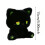 Black Cat Plush Toy Soft Huggable 1 Piece 2