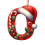 Julebogstavornament Akryl Rød 7,6 cm 6