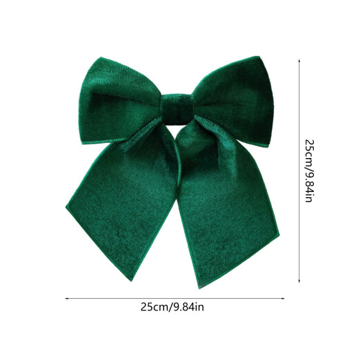 Laço de Natal de 25 cm (10 polegadas), 3 cores, para guirlandas e portas. 2