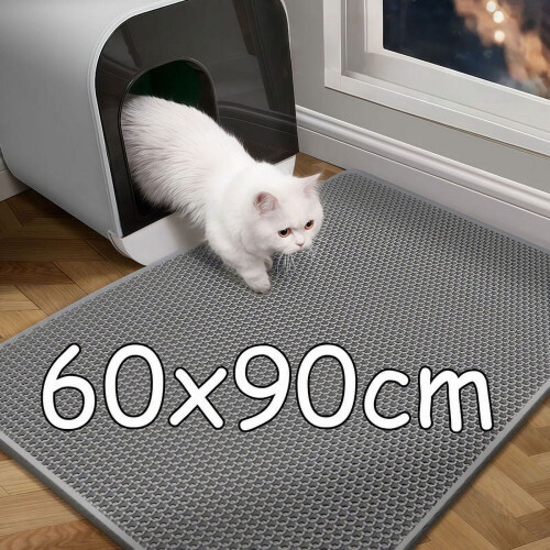 60CMX90CM χαλάκι άμμου άμμου γάτας αδιάβροχο διπλής στρώσης χαλάκι άμμου για 1