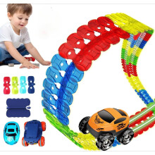 Anti-Gravity Race Track Set with Car, Glow-in-Dark, 360
