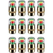 Dekktrykkovervåkingsventildeksel 2,4 bar 3-farget advarsel