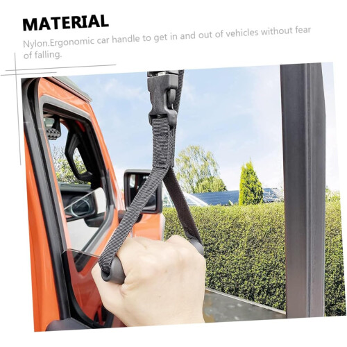 2Pcs Non Slip Car Support Handle for Elderly Disabled Adjustable Safety Grip 1