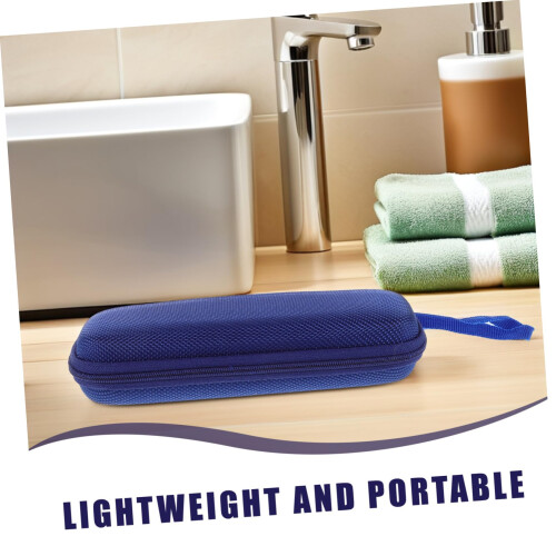 Electric Toothbrush Travel Case with MoistureResistant Compact Design for MultiDevice Storage 2