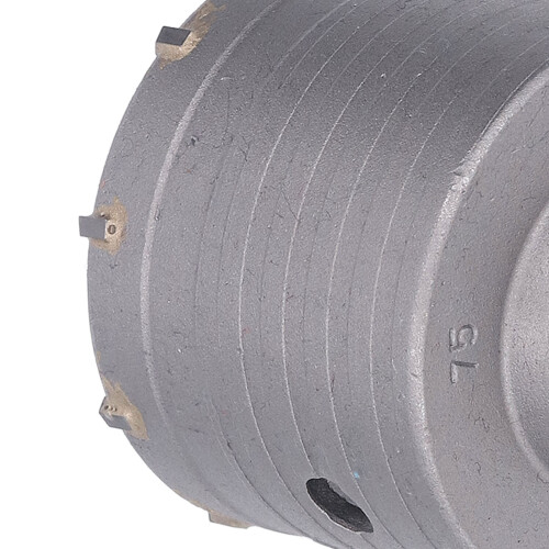 75mm Carbide Wall Core Bit for Concrete and Brick Drilling Silver 2