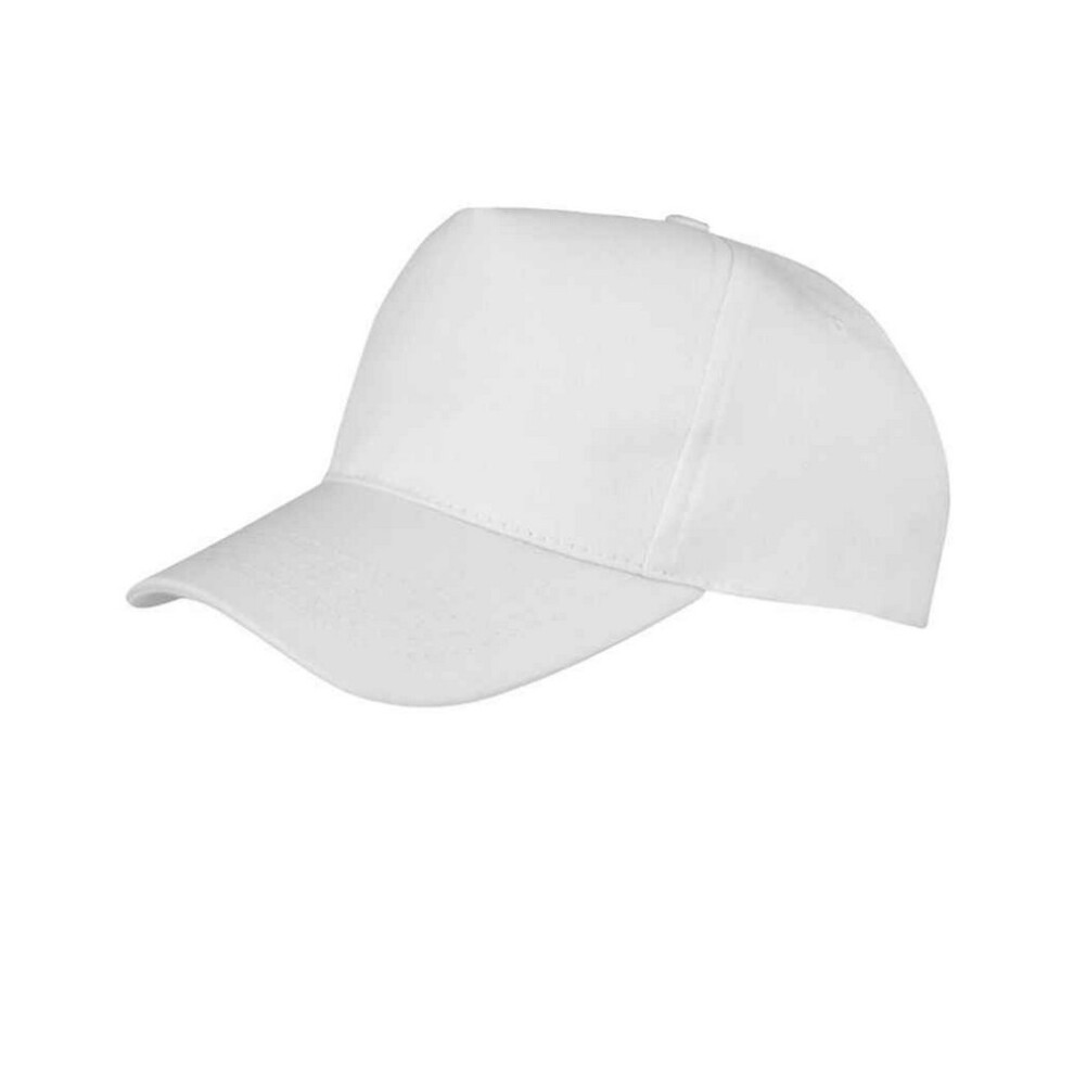 Result (One Size, White) Boston 5 Panel Baseball Cap
