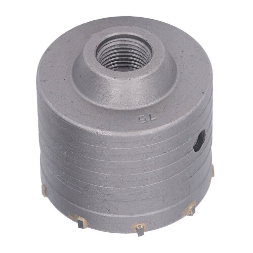 75mm Carbide Wall Core Bit for Concrete and Brick Drilling Silver 1