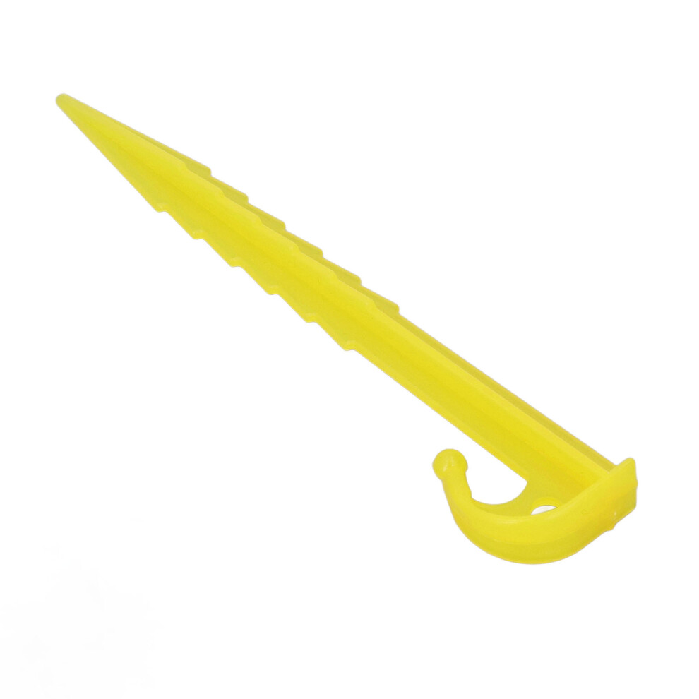50 Abs Tent Pegs 5.5in Serrated Outdoor Stakes