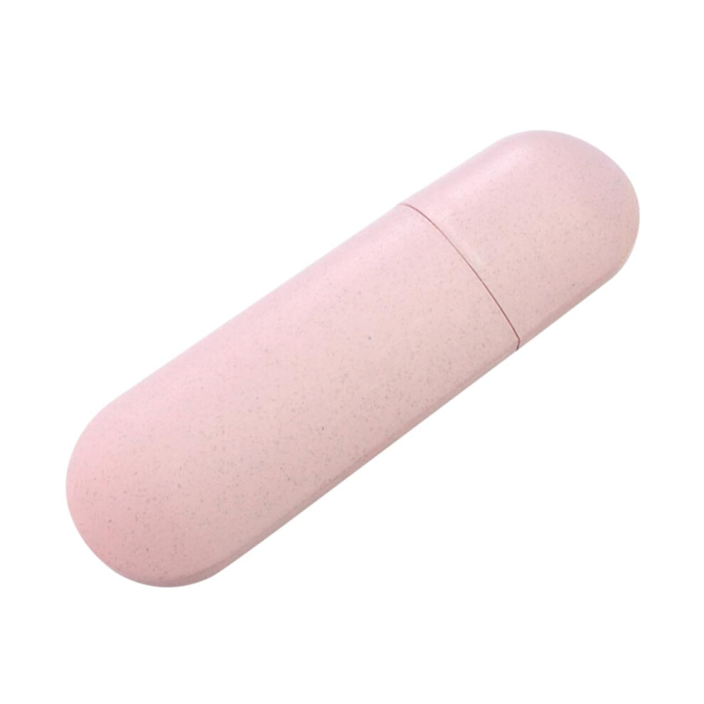 Travel Toothbrush Case with Dust Protection, Compact PP Holder for Toothbrush and Toothpaste