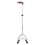 Adjustable Height Folding Walking Cane with Stable AntiSlip Base, Lightweight Crutch, Red 1