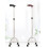 Adjustable Height Folding Walking Cane with Stable AntiSlip Base, Lightweight Crutch, Red 2