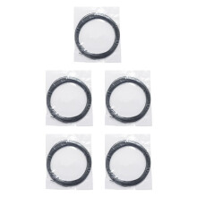 5pcs 5M Pcl 1.75Mm Filament Low Temperature 3D Printing Pen Supplies for 3D Printer/3D Printer Pen(Black)