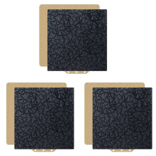 3X Build Plate for Adventurer 5M Pro Double Sided Textured PEI Sheet and Smooth PEO Steel Sheet Bed (PEO+PEI)