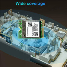 3X AW-CB304NF RTL8821CE Wireless Network Card 2.4G/5G Dual Band 4.2 433Mbps 802.11AC Laptop IPC Network Card