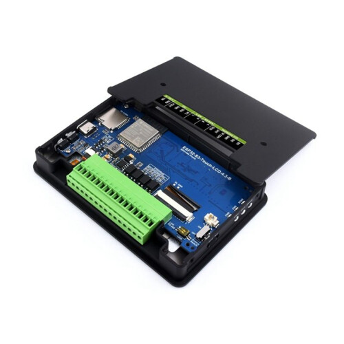 2X ESP32-S3 4.3inch Touch LCD Development Board with Case, 800x480, 5-Point Touch, 32-Bit LX7 Dual-Core Processor