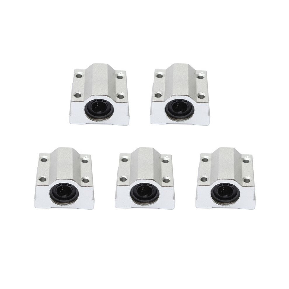 5X Scs10uu 10Mm Linear Motion Bearing Slide Bushing Block Silver 6134220612669