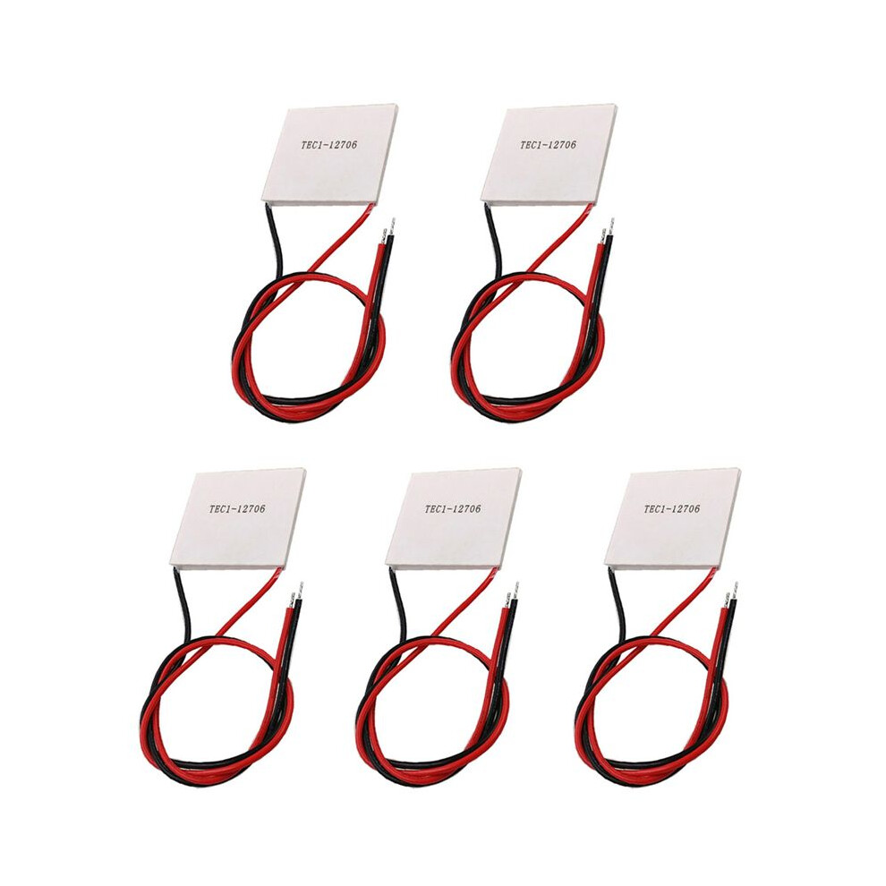 5X Tec1-12706 Thermoelectric Cooler Peltier 40X40mm 12V Semiconductor Refrigeration Qcmax 60-72W Refrigeration Piece 6031794496858