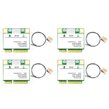 4X RTL8822CE WiFi-Kaart+Antenne 1200Mbps 2.4G+5Ghz 802.11AC Netwerk PCIe BT5.0 Ondersteuning Laptop/PC Windows 10/11