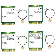 4 Stuks 8260 8260NGW WiFi-Kaart + Antenne 2,4G/5Ghz 867M 4.2 NGFF M.2 WiFi Draadloze Kaartmodule voor AC 8260