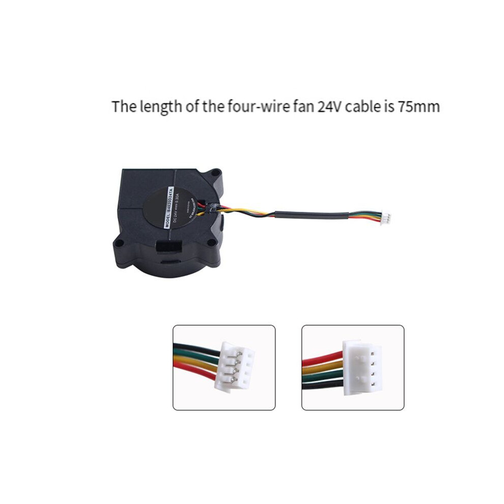 2X For K1-K1 Max 4020 Fan Dc24v Cooling Hotend Fan 3D Printer Accessory 4711520361514