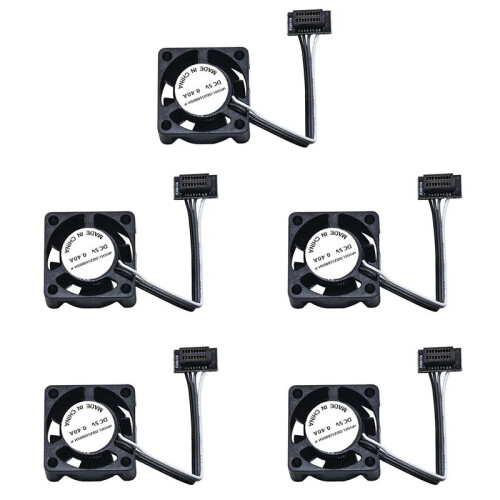 5X 3D Printer Hotend Koelventilator  Koelventilator PWM Temperatuurregeling voor  P1S P1P