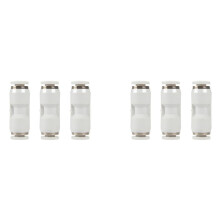 6Pcs PTFE Pneumatic Fitting Tube Connector 1.75mm Filament Extruder Quick Connector for X1 X1C X1E P1P P1S
