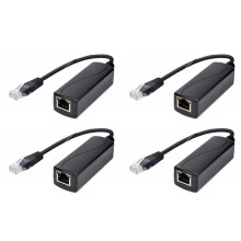 4X Convertitore PoE da 48 V A 24 V con Velocità Ethernet 100 M Regolatore di Tensione PoE A 24 Modalità B per MikroTik Passive