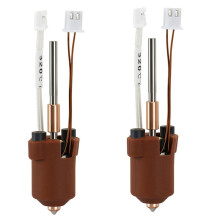 2X for -3 V3 Hotend Kit,Ceramic Heating Block Kit Fast Heating Thermal Conductivity Ceramics with Integrated Nozzle