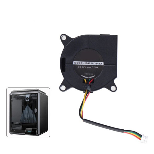 2X voor  K1-K1 Max 4020 Ventilator DC24V Koeling Hotend Ventilator 3D Printer Accessoire 2