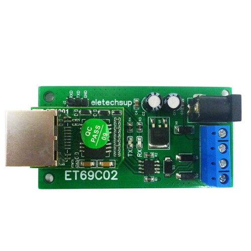 2X ET69C02 Convertitore di Bus Ethernet IP RJ45 A RS485 per Modbus RTU Master Slave Client Server MQTT PLC 1