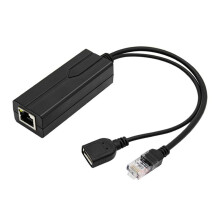 2X 48V Naar 5V USB-Interface PoE-Splitter Ethernet 802.3Af /At PoE-Voedingsmodule voor IP-Camera-Elektronische Apparatuur