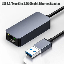 4X 2500Mbps USB C Ethernet to RJ45 2.5G USB Wired Adapter RJ45 LAN Network Card for PC Laptop