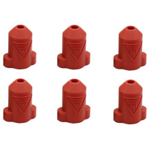 6-Teilige Silikon-Socken-Wärmeisolationshülle für  K1/K1Max, Keramik-Heizblock-Kit für K1 Hotend, Rot