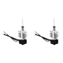 2X NEW -5 S1 Hotend Kit Titanium Alloy+Copper Throat Heater Block Silicone Cover -5 S1 3D Printer Parts