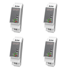 4X DIN-Rail Serial Port RS485 to Ethernet Converter Server Protoss MQTT PE11-H Support Modbus TCP RTU